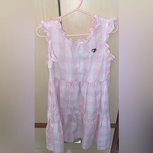 Tommy hilfiger girl pink plaid dress size 6